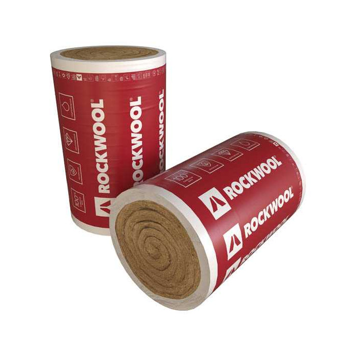 Маты прошивные Rockwool Alu Wired Mat 80 70х1000х2000 (с фольгой)